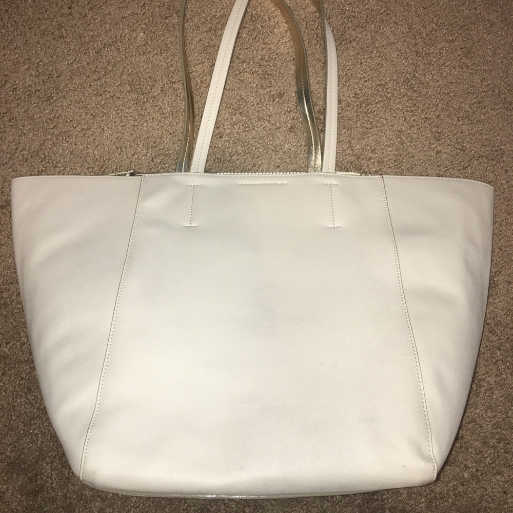 Large white banana republic tote